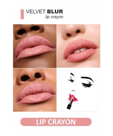 p2p Velvet Blur Lip Crayon Red 040 Soft + Hard - Buy Online on GoSupps.com
