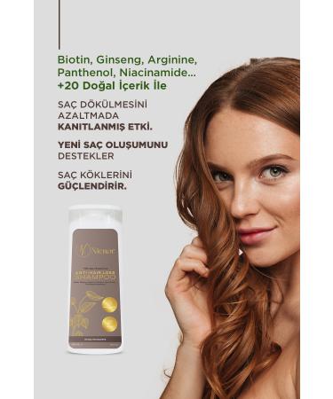 NIENOR Anti-Hair Loss Shampoo all hair vegan Fast Extension Sulfate-free Salt-free Anti-Hair Loss 300ml - Buy Online on GoSupps.com