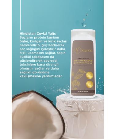 NIENOR Anti-Hair Loss Shampoo all hair vegan Fast Extension Sulfate-free Salt-free Anti-Hair Loss 300ml - Buy Online on GoSupps.com