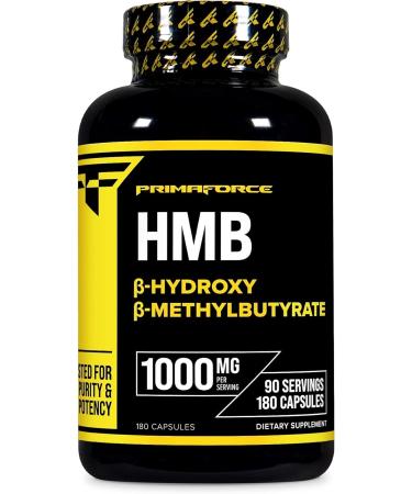 Primaforce Hmb B-hydroxy B-methylbutyrate 1000 Mg 180 Capsules