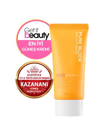 Missha Non-sticky Sunscreen A'PIEU Pure Block Natural Daily Sun Cream SPF50+/PA++++50ml