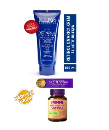 TODAYS CLINICALS Todays Clinicals Repair Cream 100ml + De femme Hair Protein Gift