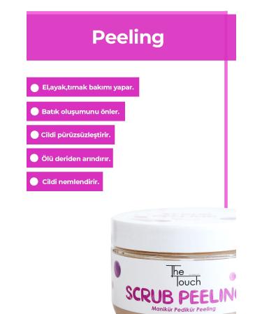The Touch By Seda Alt n Cellulite Cream Manicure & Pedicure Peeling - Buy Online on GoSupps.com