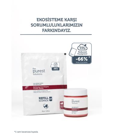 The Purest Solutions Purifying and Brightening Enzyme Peeling Powder Cleanser 55 gr (0.6% Azelaic Acid & Malic Acid) - Buy Online on GoSupps.com