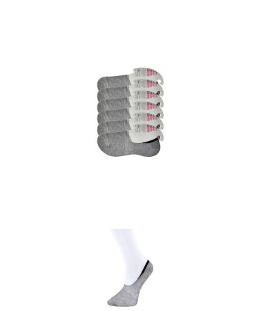 Skygo Gray Women's Ballerina Socks 6 pairs