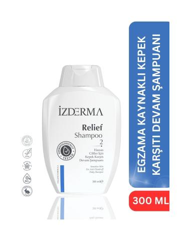 izderma Relief-2 Anti-Dandruff Flaking Itching Continuation Shampoo - Buy Online on GoSupps.com