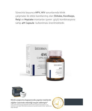 izderma 4m Capsule (ahcc Shiitake Mushroom Reishi Mushroom Containing Supplementary Food) - Buy Online on GoSupps.com