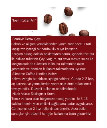 NLife Detox Tea Coffee Firming Cellulite and Stretch Mark Cream Slimfit Set - Buy Online on GoSupps.com