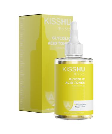 Kisshu Pore Tightening Anti-Spot Toner for All Skin Types - Glycolic Acid 5% + Alpha Arbutin + Niacinamide - Buy Online on GoSupps.com