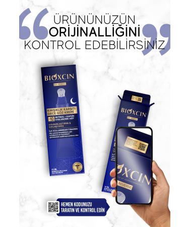 Bioxcin Age Reverse Anti-Wrinkle Eye Cream 15 ML - Retinol Caffeine Plumpness Firmness - Buy Online on GoSupps.com