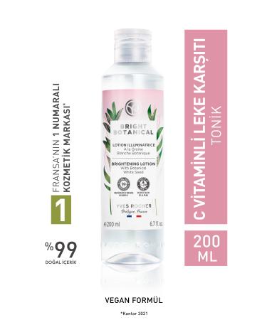 Yves Rocher Anti-Stain and Anti-Wrinkle Herbal Complex Care Bright Botanical - Tonic-200ml