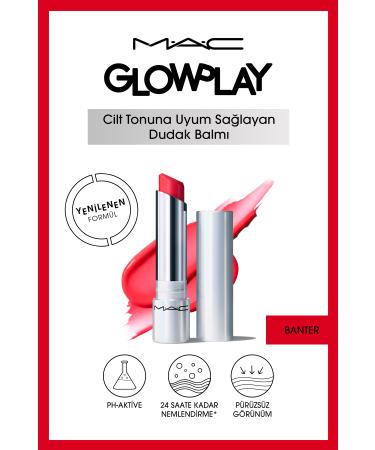 Mac Moisturizing Lip Balm That Adapts to Skin Tone - Banter 3 G KeyOn3254