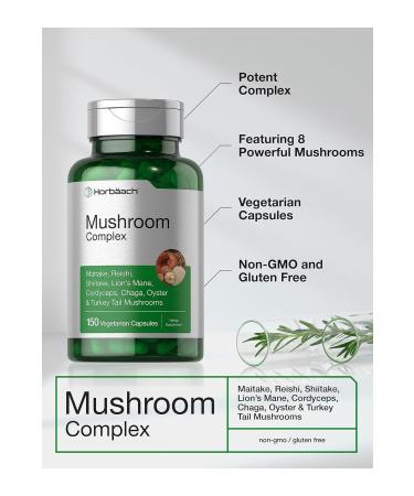 Horbaach Horb ach Mushroom Complex | 150 Capsules - Buy Online on GoSupps.com