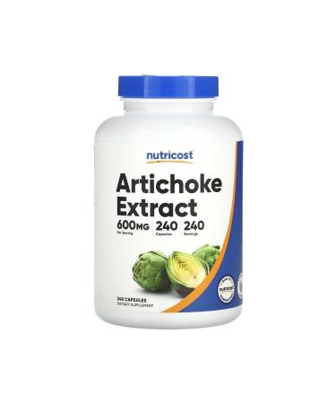 Nutricost Artichoke Extract 600 Mg 240 Capsules