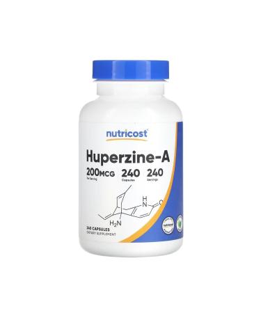 Nutricost Huperzine A 200 Mcg 240 Capsules