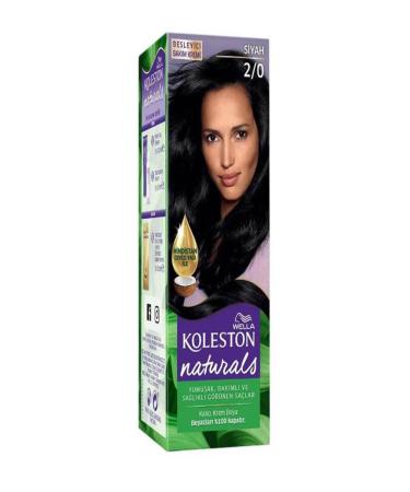 Natural Hair Dye Set 2/0 Black