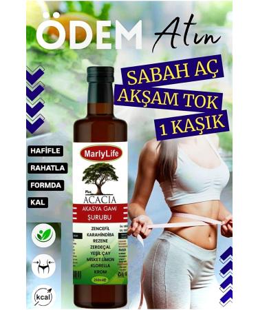Nursima Marly Life Acacia Acacia Gum Syrup 250 ml