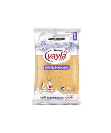 Yayla Legumes Yayla Raw Meatball Bulgur 1000 Gr. (LEGUMES) (12 PIECES)
