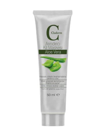 Claderm 50 ml Clay Mask Aloe Vera