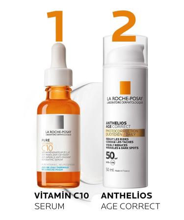 La Roche Posay Anthelios Age Correct SPF50+ Anti-UV Blemishes and Wrinkles-50ml - Buy Online on GoSupps.com