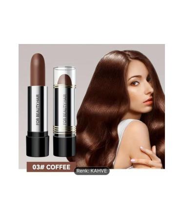 miatamer Hair Dye Lipstick Long Lasting Instant Strong Coverage Temporary White Hair Root Dye (LIGHT BROWN) - Buy Online on GoSupps.com