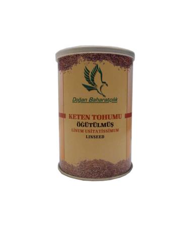 TimeStart Flaxseed Ground Natural 150 Gr Tin Box