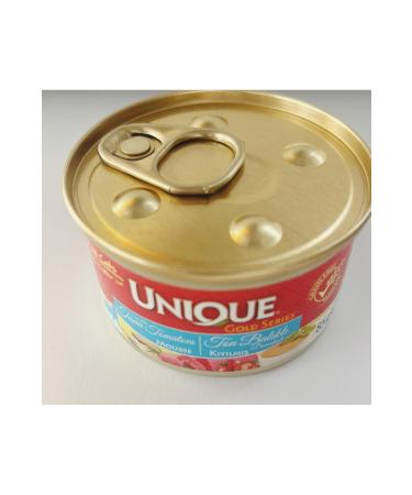 Unique Gold Series Mousse Minced Tuna Tuna Grain-Free Cat Canned Food 85 Gr X 6 Pieces