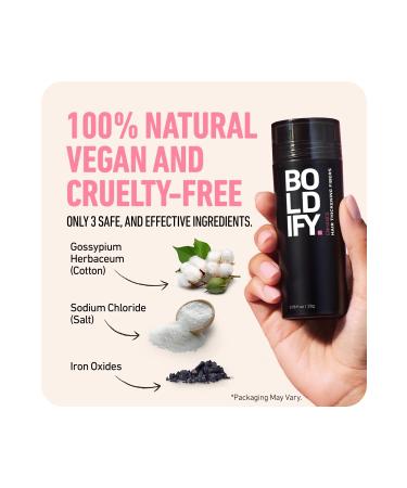 Boldify Hair Building Fibers Topical Powder Dark Brown 12 gr- Hair Building Fibers - Buy Online on GoSupps.com