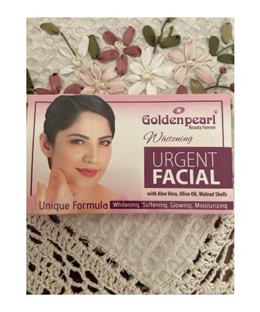 Golden pearl whitening brightening facial peeling / whitening urgent facial