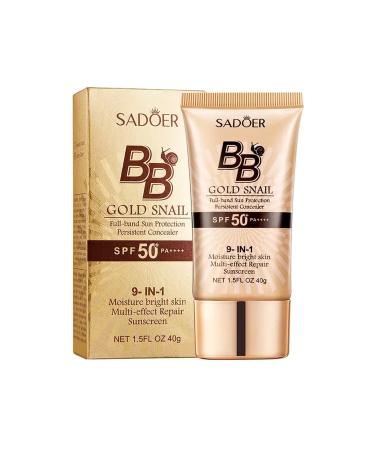 SADOER Nourishing Gold Snail SPF 50+ Sunscreen BB Cream