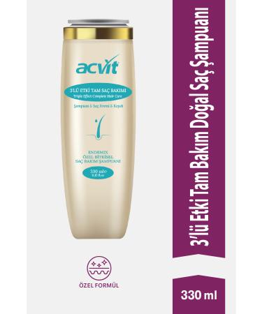 Acvit Triple Effect Natural Complete Care Hair Shampoo 330 ml
