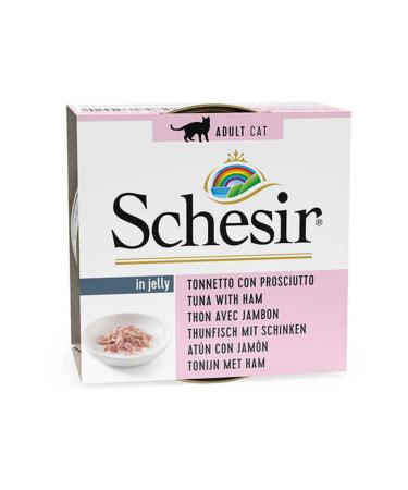 Schesir Tuna and Ham Jelly Canned Cat Food 85 gr