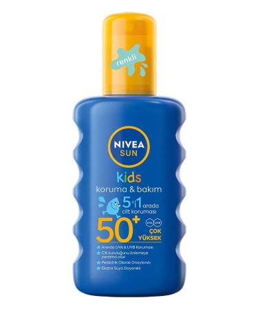 NIVEA Sun Kids Protection & Care 5 in 1 Colour Spf 50 Spray 200 ml
