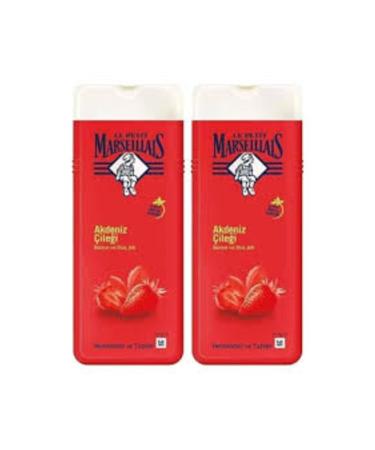 Le Petit Marseillais LE PETIT MARSEILIAIS 2*400ML SHOWER GEL MEDITERRANEAN STRAWBERRY