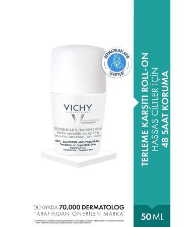 Vichy 48 Hour Protection Anti-Perspirant Roll-On for Sensitive Skin 50 ml Passi.3848