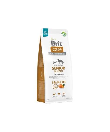 Brit Care Senior Light Grain-Free Salmon Senior Diet Dog Food 12 Kg