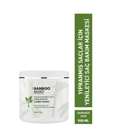 Bamboo Based Professional Organic Intensive Moisturizing Special Renewing Care Mask for Damaged Sensitive Skin and Hair 350ml