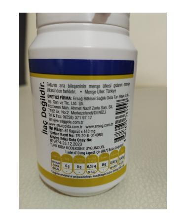 Ersa ERSA BROMELAIN Food Supplement (60 Capsules) - Buy Online on GoSupps.com