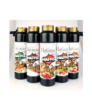 Cacao havana 5-piece Waffle & Crepe & Pancake Sauce Raspberry Milk Pistachio Flavored Ivory Caramel