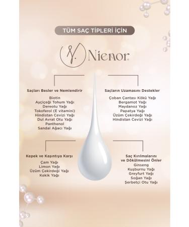 NIENOR Anti-Hair Loss Shampoo all hair vegan Fast Extension Sulfate-free Salt-free Anti-Hair Loss 300ml - Buy Online on GoSupps.com