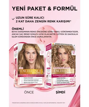 L'Oreal Paris L'Or al Paris Excellence Creme Hair Color - 7.31 Honey Foam - Buy Online on GoSupps.com