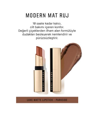Bobbi Brown 10 Hour Lasting Creamy Luxe Matte Lipstick - Parkside 716170308814