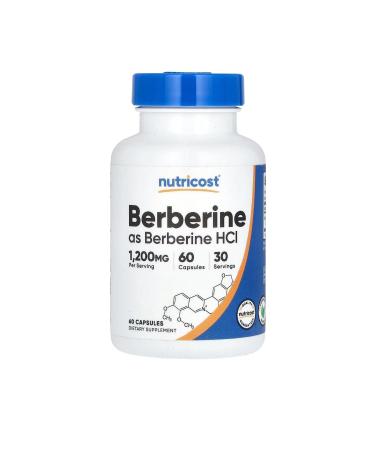 Nutricost Berberine Hcl 1200 Mg 60 Capsules