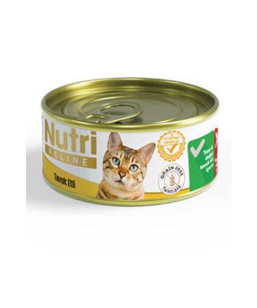 Nutri Feline 85gr Chicken Meat Grain-Free 1pc Wet Cat Food