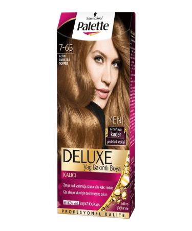 MMB Boutique Deluxe Hair Dye 7 65 Gold Glitter Toffee