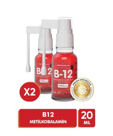 NOVACOLIN Vitamin B12 20 ml 2 Pack Spray