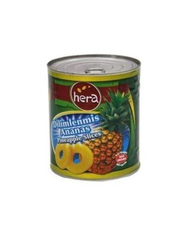 Hera Sliced Pineapple Canned 820 gr