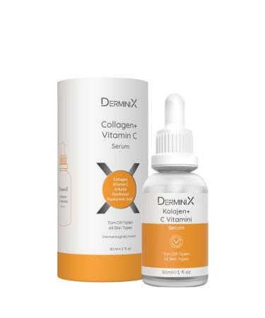 Derminix Collagen Vitamin C Serum (COLLAGEN C VITAMIN SERUM) - Buy Online on GoSupps.com