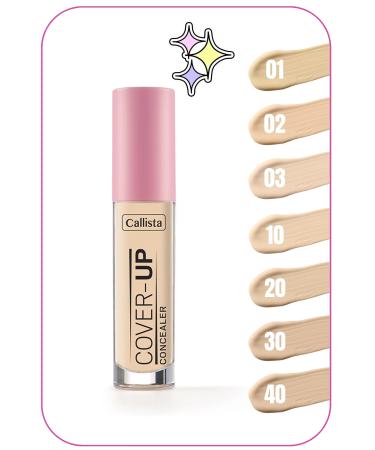 Callista Cover Up Concealer Intense Concealer Under Eye Concealer - 10 Light Sand - Buy Online on GoSupps.com