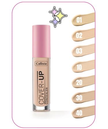 Callista Cover Up Concealer Intensive Concealer Under Eye Concealer - 40 Porcelain - Buy Online on GoSupps.com